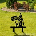 thumbnail image 2 of Craftnamesign Gnome Metal Yard Stake, Gardener Gifts, Outdoor Christmas Decor, 2 of 4