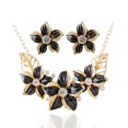 thumbnail image 1 of Collier de Mariage Fleur Collier de Mariée Élégant Collier avec Boucles d'Oreilles, 1 of 10