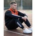 thumbnail image 6 of Men Velocity Tracksuit Active Jogging suit GYM Striped Jogger Top and Bottom Outfit, 6 of 10
