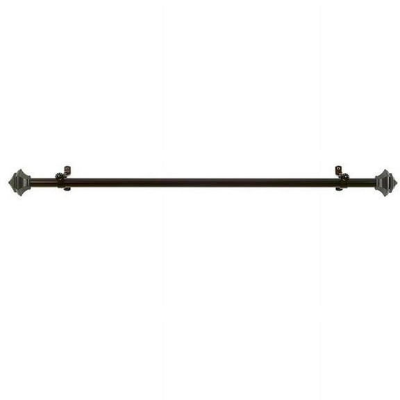 Achim Importing RDJNMH4886 Buono II Decorative Rod And Finial Jordan, 48 x 86 in.