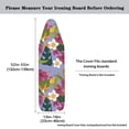 thumbnail image 5 of Iron Board Protective Cover 15x54 Inch Easy to Install with Stretch Elastic Fit(Hibiscu), 5 of 5