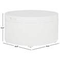 thumbnail image 3 of SAFAVIEH Rafaela Round Tray Top Coffee Table with Storage, White (23 in. W x 23 in. D x 12.6 in. H), 3 of 12