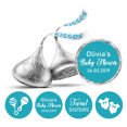 thumbnail image 1 of Darling Souvenir Candy Chocolate Labels Twins Sisters Custom Stickers 190 Pcs-Turquoise Blue, 1 of 1