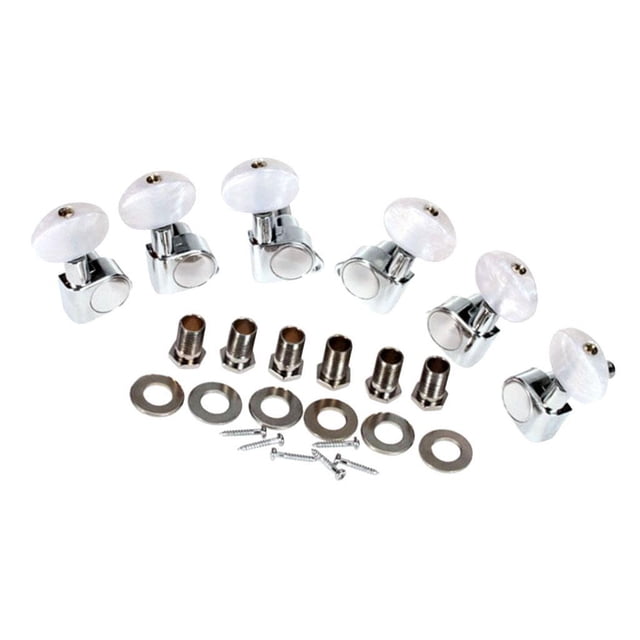 3 Pares De Sellado Afinación De Guitarra Eléctrica Clavijas Sintonizadores Cabezas 3l + 3r Sunnimix Sellado Clavijas de afinación sintonizadores Machine Heads guitarra eléctrica 3L + 3R 3 pares