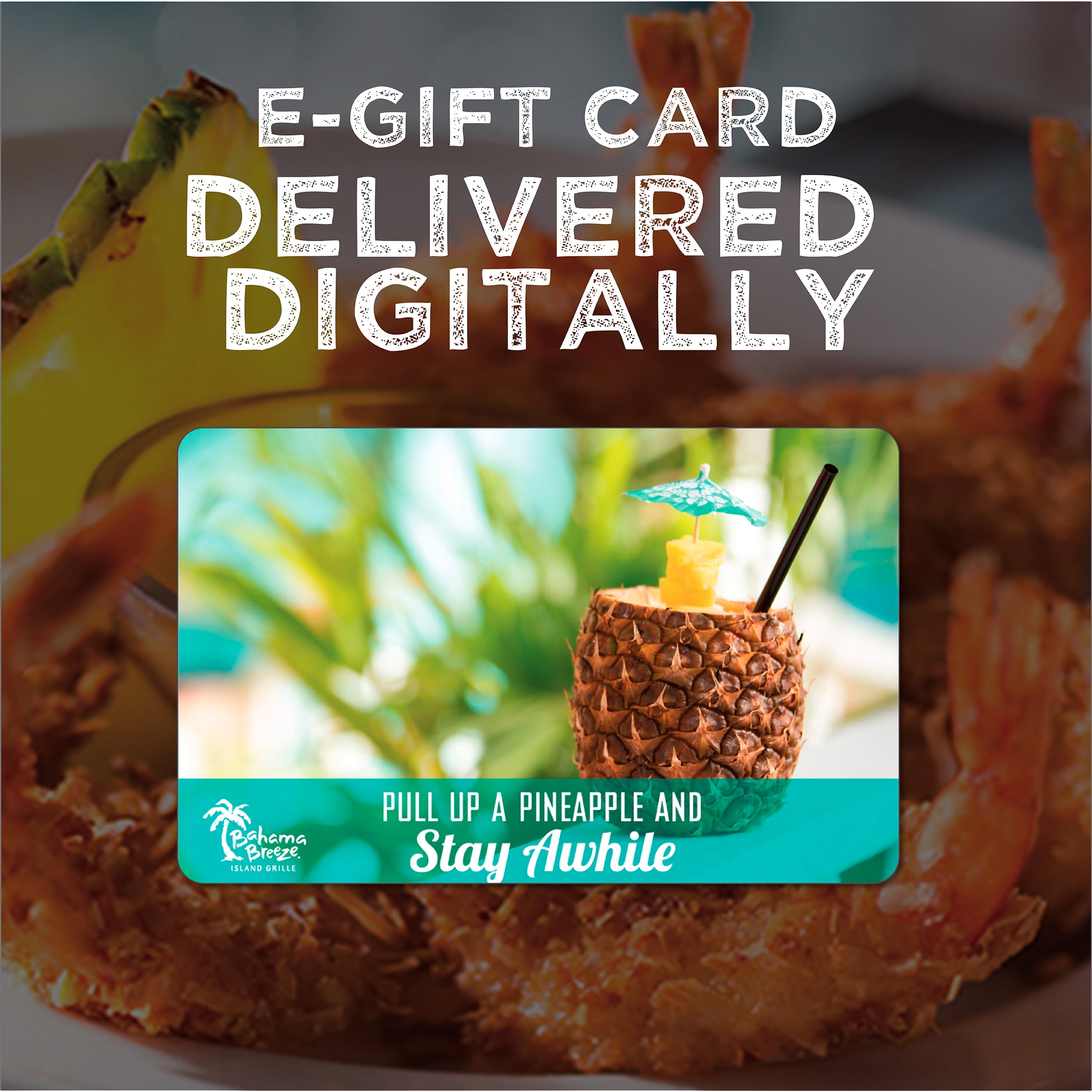 Bahama Breeze $50 eGift Card [Email Delivery]