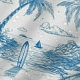 thumbnail image 4 of Surf Shower Curtain Retro Surfboard Tropical Palm Tree Theme Lounge Summer Beach Sceen Chair Polyester Fabric Bathroom Decor Set with 12 Hooks 72x72 Inches, 4 of 6