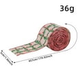 thumbnail image 2 of Christmas Ribbon, Satin Ribbon, Double Face Polyester Satin Ribbon for Holiday Gift Wrapping and Wedding Decoration, 50mm Wide Red and forest Green Holiday Craft Ribbon Roll, 457CM Length, 2 of 4