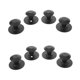thumbnail image 5 of OULII 8Ud Adhesivos Redondos Para Cajones Y Puertas De Cocina Y Clóset Estilo Europeo Negro, 5 of 7