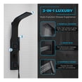 thumbnail image 4 of Aura Series 39 in. 2-Jetted Full Body Shower Panel System in Matte Black with Rainfall Showerhead and Handheld Sprayer, 4 of 11