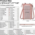 thumbnail image 3 of KAWELL Small Crossbody Bags for Women PU Leather Cell Phone Purse Wallet with Credit Card Slots, 3 of 6