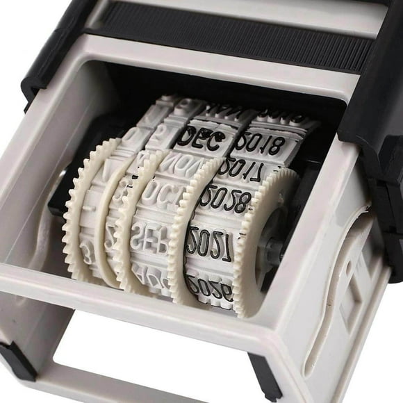 pitrice Self Inking Date Stamp with Adjustable Date Album Card Making Print Stamp