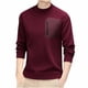 thumbnail image 3 of pstuiky camisas de manga larga para hombre, Suéter de manga larga con cuello redondo y cremallera de color liso para hombre Tops casuales para hombres xxxxl, 3 of 4