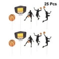 thumbnail image 2 of 25 UNIDS Baloncesto Decoración de Pasteles Jaula Jugador de Baloncesto Cupcake Toppers Selecciones de Baloncesto para Fiesta Niños Cumpleaños FRCOLOR Hogar5876104, 2 of 7