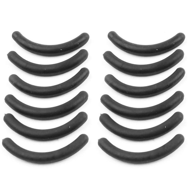 LEEYNEER 12Pcs Rubber Lashes Makeup Tool Eyelash Curler Replacement Refill Pads for Women