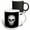 Multicolor, variant on 3drose, Vector Skull Tattoo Design, 11oz Two-tone Blue Mug