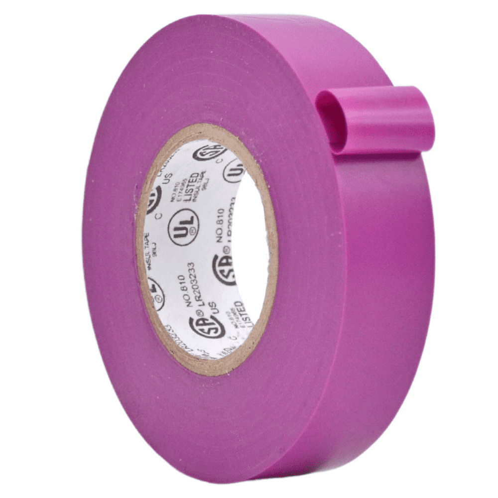 WOD Tape Purple Electrical Tape General Purpose 3/4 in. x 66 ft. High