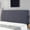Gray, variant on Partheme 71in Full Wrap Headboard Cover Stretchable Dustproof Headboard Protector, Soft Padded Bed Head Cover with Elastic Hem for 71in Bed, Black