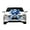 Blue Bow White Font, variant on Graduation Car Bow – Congratulations Graduate 2025" – 30" Large Gift Bow for Cars, Gifts & Decorations – Includes Magnet & Car-Safe Sticker – Made in The USA (Blue Bow White Font)