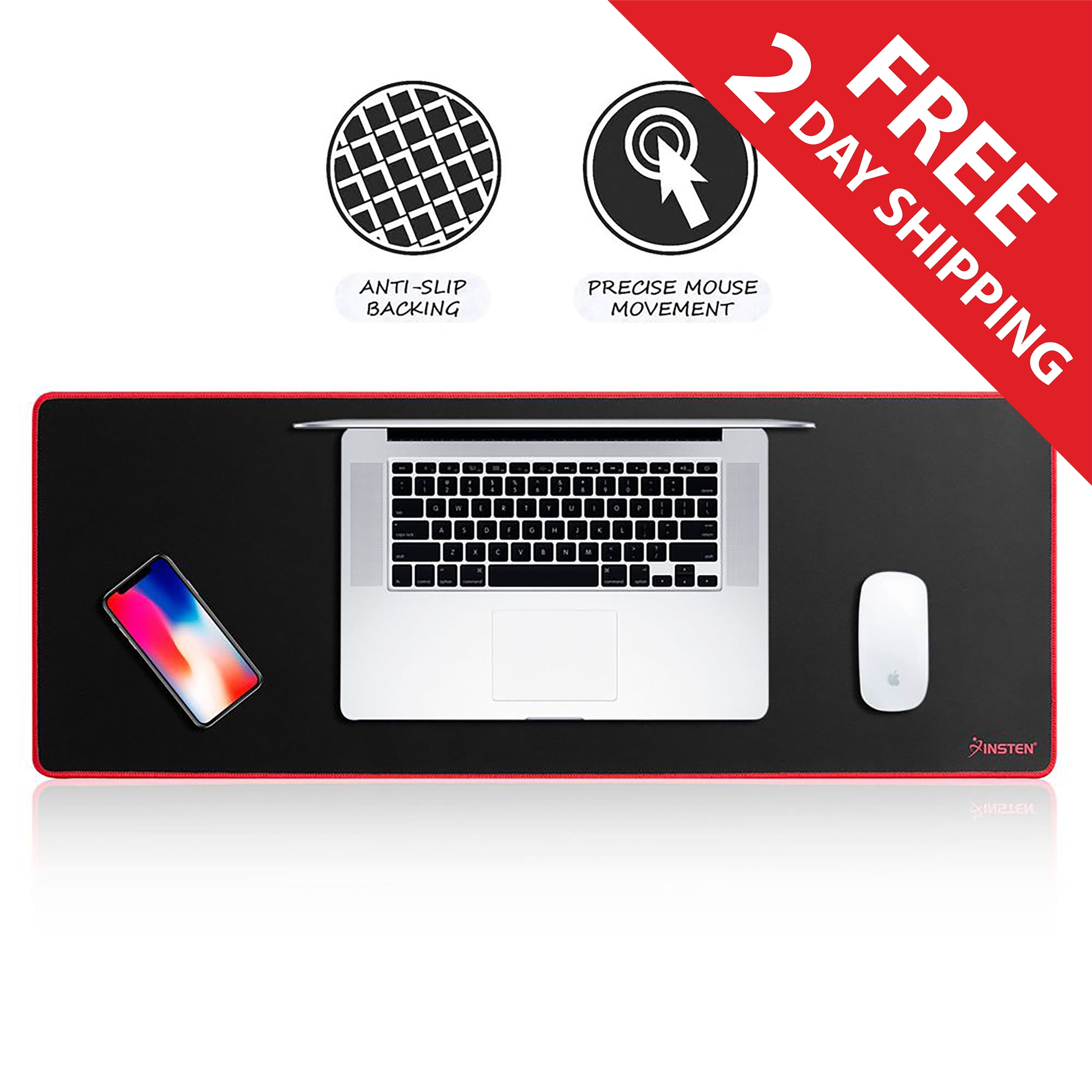 Insten Large Mouse Pad for Computer Desk Gaming Extended Mouse Pad Long