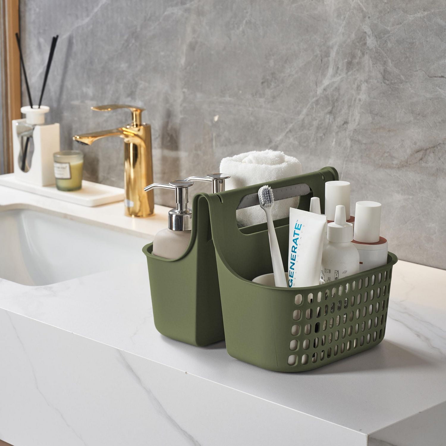 SHOWER CADDY SAGE