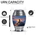 thumbnail image 2 of Yatskia Teddy Bear on Mountains Small Funeral Urns for Human Ashes Adult Male and Female, Mini Cremation Urn for Adult Ashes, (Monar Pack of 1, 3 Inch), 2 of 8