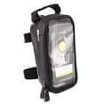 thumbnail image 2 of Bolsa de almacenamiento para manillar de bicicleta, resistente al agua y al aire libre, funda rígida para teléfono, color negro, 2 of 14