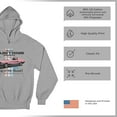 thumbnail image 6 of This Is Mustang Country Sweatshirt Legendary Performance Pink Muscle Car Shelby Mach 1 Boss GT Licensed Hoodie, 6 of 7