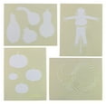 thumbnail image 2 of Scarecrow, Pumpkin, Gourd, Cornucopia -4 Piece Stencil Set 14 Mil 8" X 10" Painting /Crafts/ Templates, 2 of 2