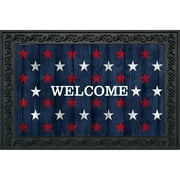 Briarwood Lane Wood American Flag Doormat