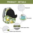 thumbnail image 4 of Zesty Lemon Design Backpack - Spacious School Rucksack with Laptop Sleeve, Comfortable Carry for College Students, Durable Bookbag, Perfect Gift, 4 of 6