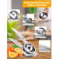 thumbnail image 2 of EcoNesxp Stainless steel lemon juicer Lime Squ, 2 of 5
