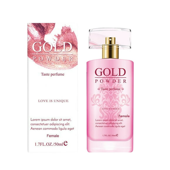 50ml Pheromone Gold Powder Perfume, Perfume To Attract Opposite Gender. Pheromone Perfume, Indispensable Oil Perfume for Dating 50ml 1.69oz.fl (#E 014b)