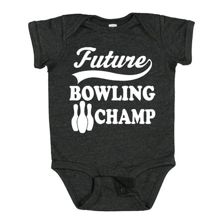 

Inktastic Future Bowling Champ Childs Bowler Gift Baby Boy or Baby Girl Bodysuit
