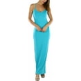 thumbnail image 2 of ToBeInStyle Women's Thin Strap Racerback V-Neck Maxi Dress, 2 of 5