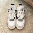 thumbnail image 4 of Used Air Jordan 4 Retro Military Black, 4 of 5
