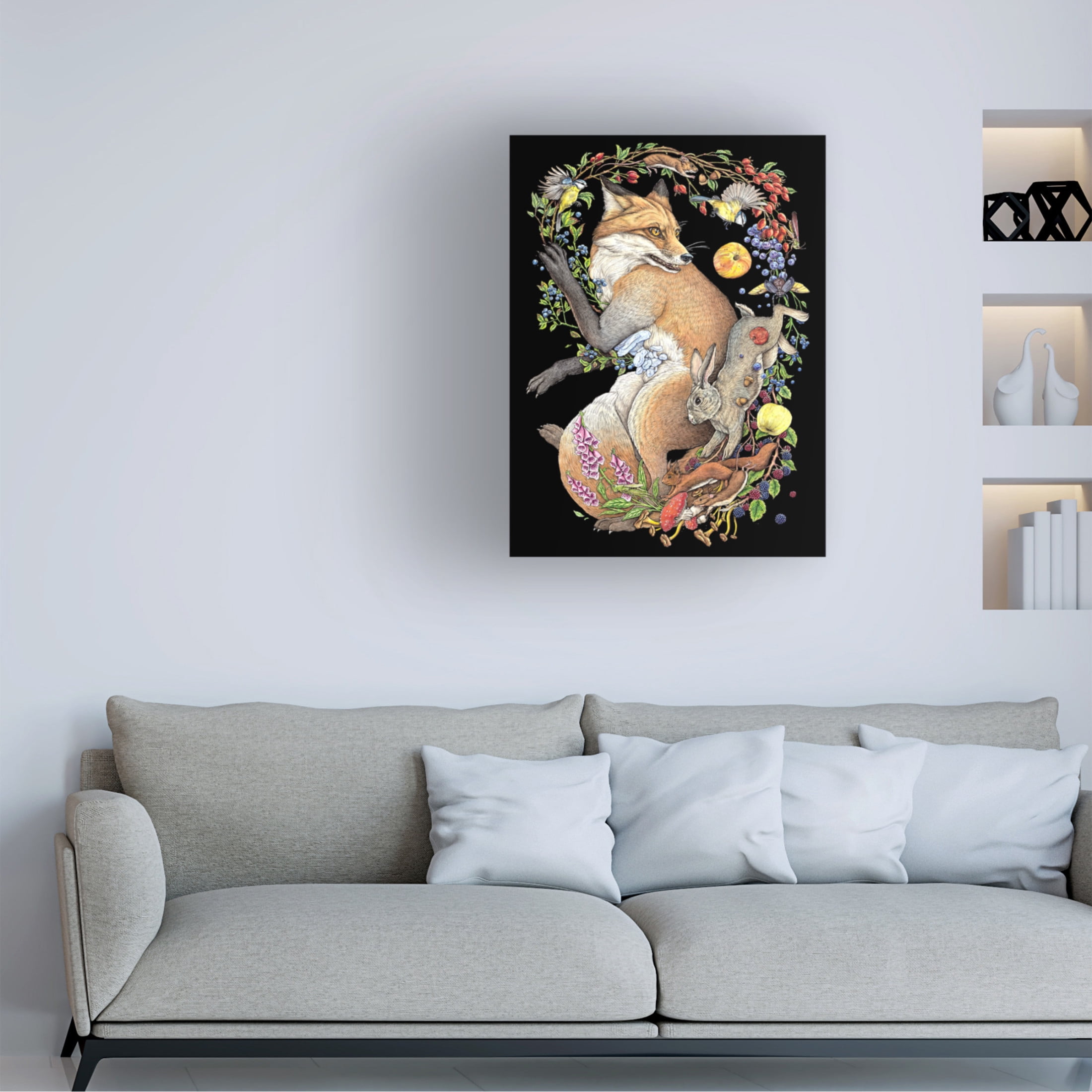 Trademark Fine Art Lea Chaillaud Foxglove Canvas Wall Art