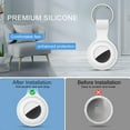 thumbnail image 4 of LAICAIW [4 Pack] AirTag Case for Apple AirTag 2021, Anti-Lost for AirTags Case Compatible with AirTag Keychain Key Ring, Anti-Scratch for AirTags Holder Protective Cover for Apple AirTags Case Acces, 4 of 7