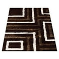 thumbnail image 3 of Rugsotic Carpets Hand Tufted Shag Polyester Eco-Friendly Area Rugs - 4'x6', Rectangle, Brown Beige, Plain Solid Design, High Pile Handmade Anti Skid Rugs for Living Room, Bed Room K00013, 3 of 5
