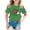 00$-Green309, variant on Black T Shirt for Girls Leopard Hearts Print Casual Short Sleeves Tee Shirt, Sizes 3-14