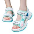 thumbnail image 3 of Xijirk Kids Flat Sandals Sports Sandals Athletic Sandals Casual Walking Sandals Soft Sole Outdoor Beach Sandals,Size 2, 3 of 8