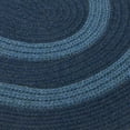 thumbnail image 3 of Colonial Mills 5' x 8' Navy Blue Oval Modern Braided Area Throw Rug, 3 of 3