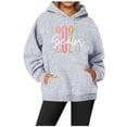 thumbnail image 2 of WEAIXIMIUNG Mama Chandail en Molleton Grande Taille Femme Décontracté Col Rond Poche Saison Senior 2025, 2 of 3