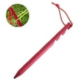 thumbnail image 2 of Aluminum Alloy Tent Stakes, 10Pcs Triangular Tent Pegs, 7075 Ultralight High Strength Durable Anchors, 2 of 4
