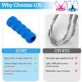 thumbnail image 6 of Jump Rope Beaded Soft TPU Adjustable 108in 2 Pack Cardio Fitness Portable Indoor Outdoor for Men Women by MPOISVA, 6 of 6