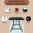 New Home Era 6Foot Folding Table 6 ft Plastic Folding Table for