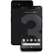 Angle View: Google Pixel 3, Verizon Only | Black, 128 GB, 5.5 in Screen | Grade B- | G013A