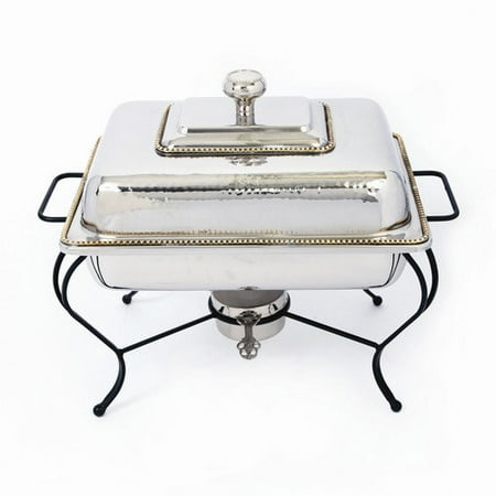 Star Home Nickel 6 Qt Rectangle Chafing Dish