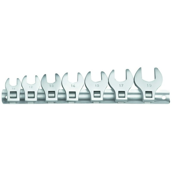 7 Pc 3/8 in. SAE Crowfoot Wrench Set