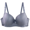 thumbnail image 3 of Feancey Womens Plus Size Underwire Bras Full Coverage Everyday Brassiere Anti-Sagging Push Up Bra for Older Women High Support Minimizer Bras Gray 100D, 3 of 10
