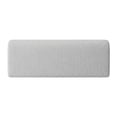 thumbnail image 1 of Cojín de cabecera de esponja suave con soporte para almohada individual, ideal para dormitorios y oficinas. Gris claro, 1 of 9